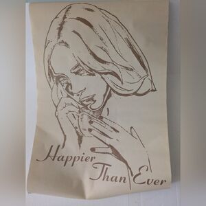 Billie Eilish Art Poster Approximately 22"X34"